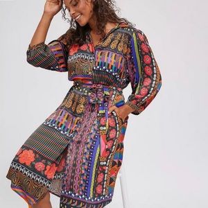 NWT - FARM Rio Ciela Shirt Dress - XL